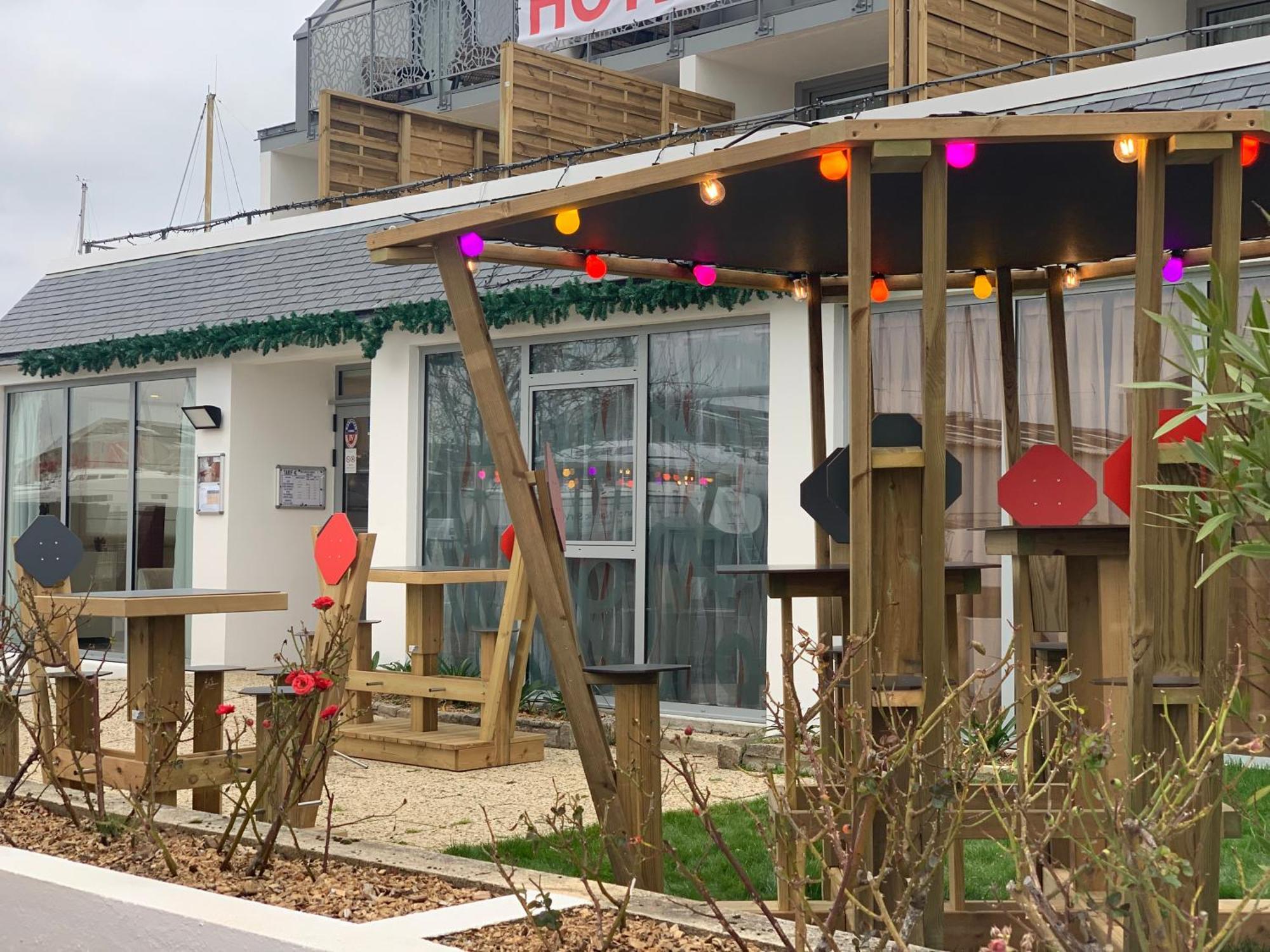 Hotel Breizh Du Golfe Arzon Exterior foto